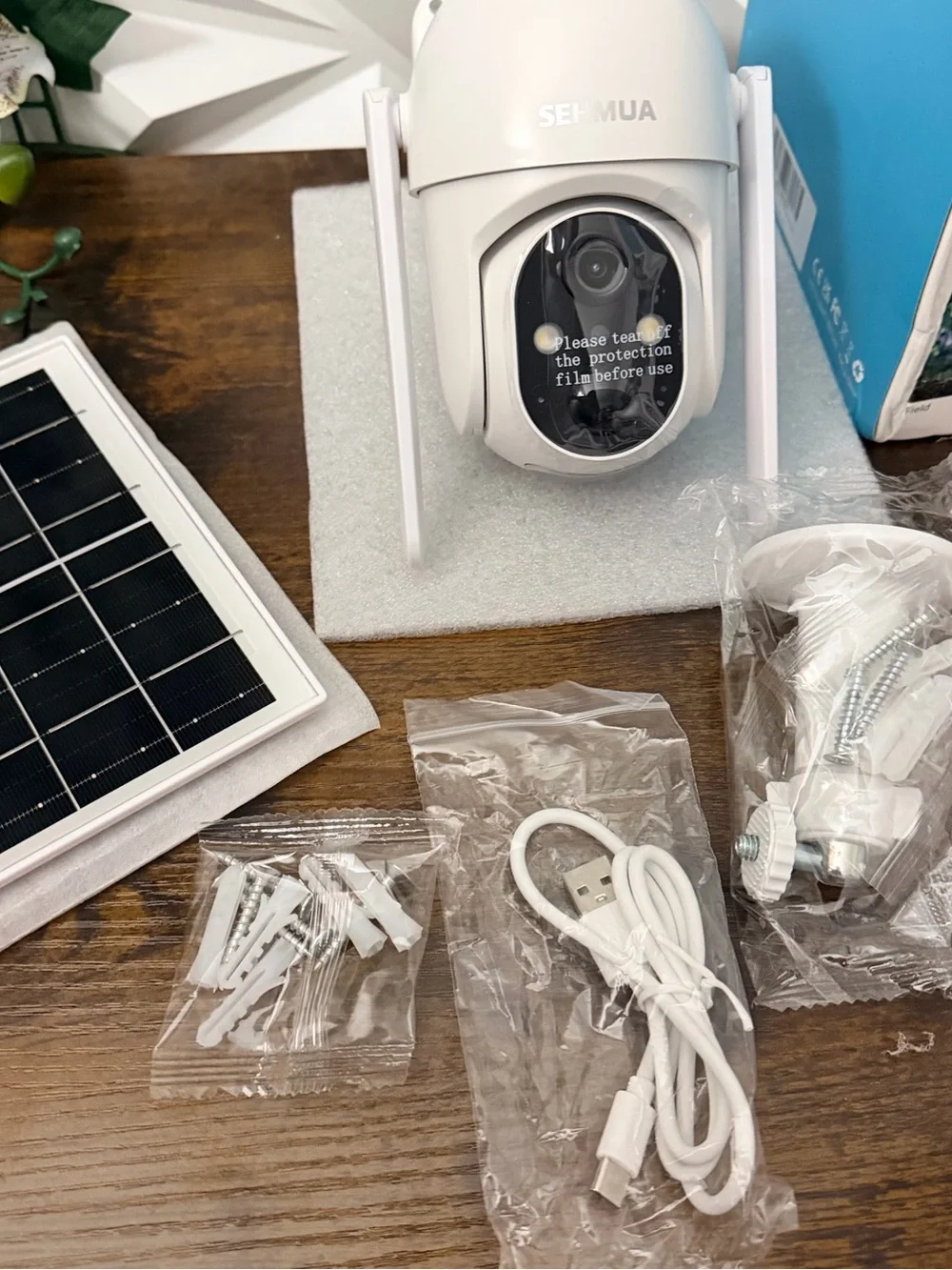 SEHMUA 4G solar security camera